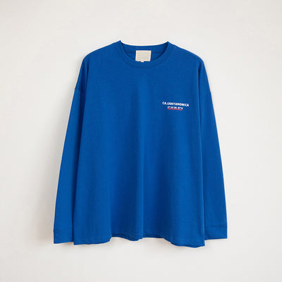 Floral Long Sleeve T-Shirt, Loose Fit Crew Neck Tee