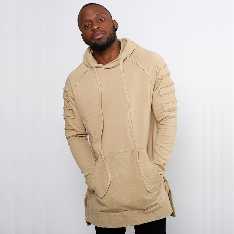 Long Hoodie, Hip Hop Hoodie, Outerwear Sweatshirt