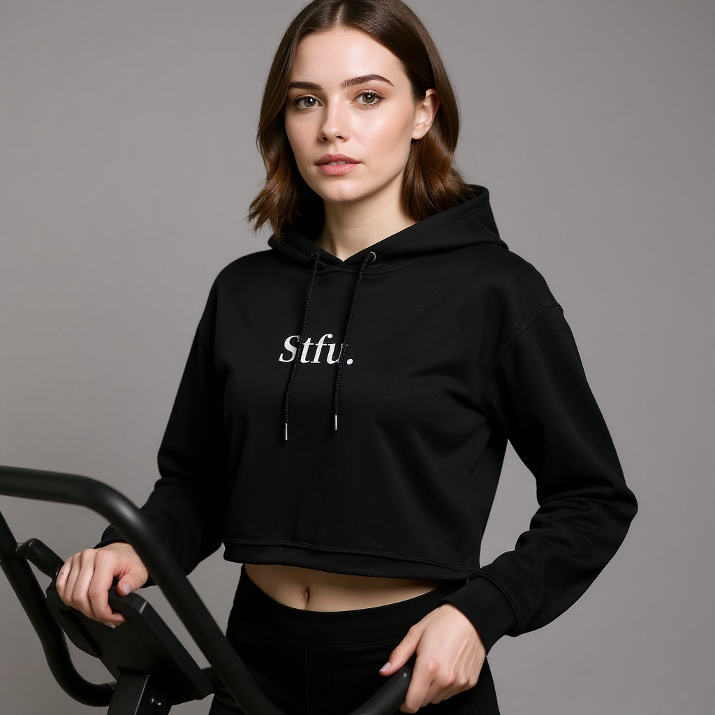 J Brand IYKYK Cropped Hoodie