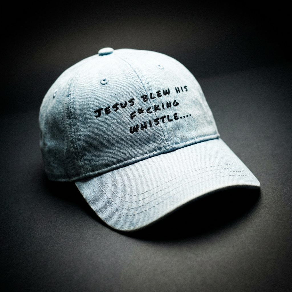 Denim Jesus Hat