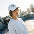 Jesus White Denim Hat – Organic Cotton Low-Profile Cap with Antique Buckle