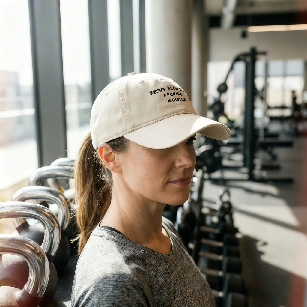 Khaki Jesus Gym Hat