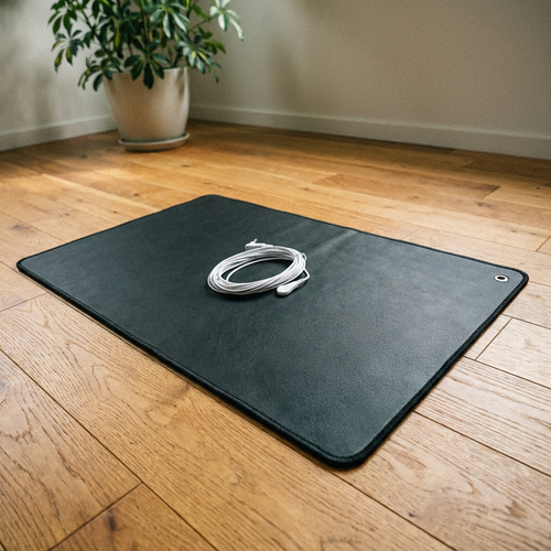 Anti-Radiation Grounding Mat – Conductive PU Yoga & Recovery Mat with Grounding Wire