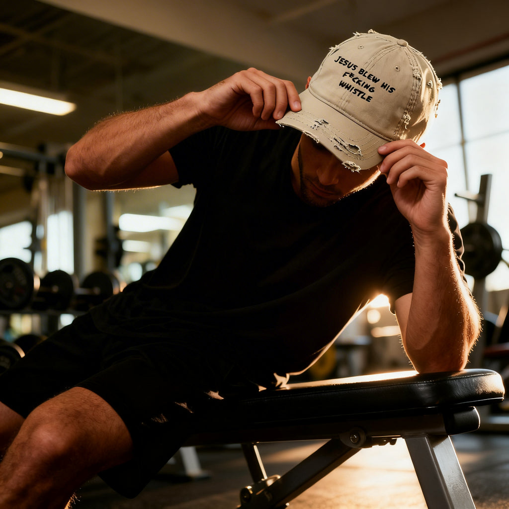 Khaki Jesus Gym Hat